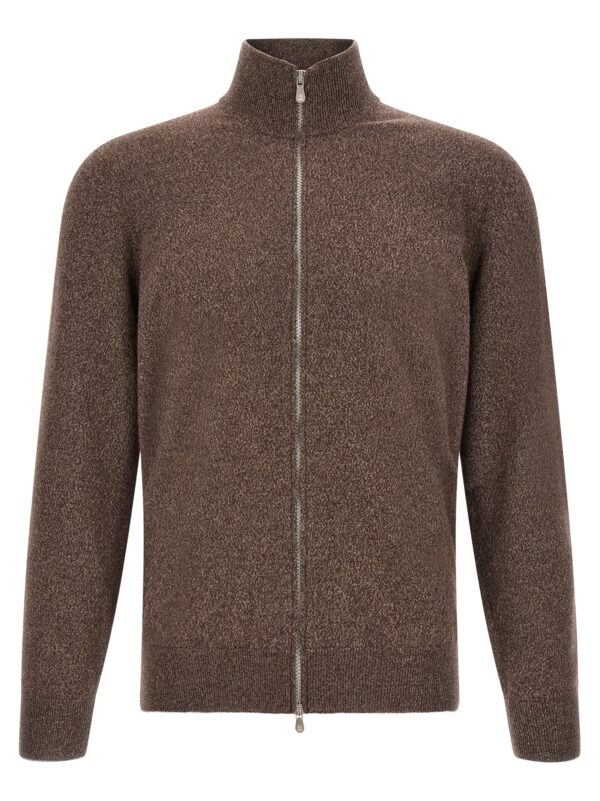 Brown Cashmere Cardigan