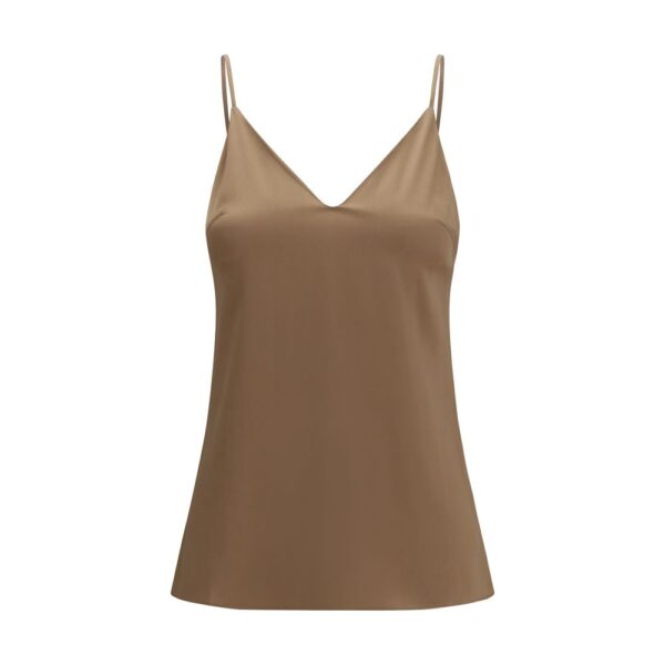 Brown Silk Shirt
