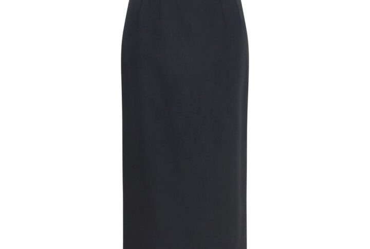 Black Wool Oves Aries Long Skirt | Jag Couture London – New York