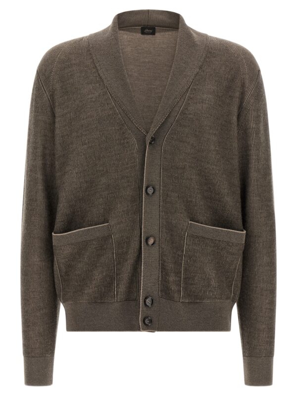 Brown Cashmere Cardigan