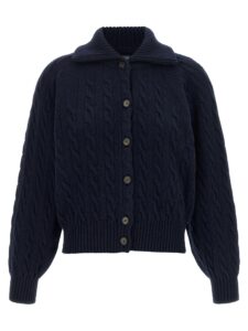 Blue Wool Cardigan