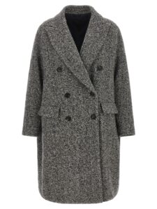 Gray Virgin Wool Coat
