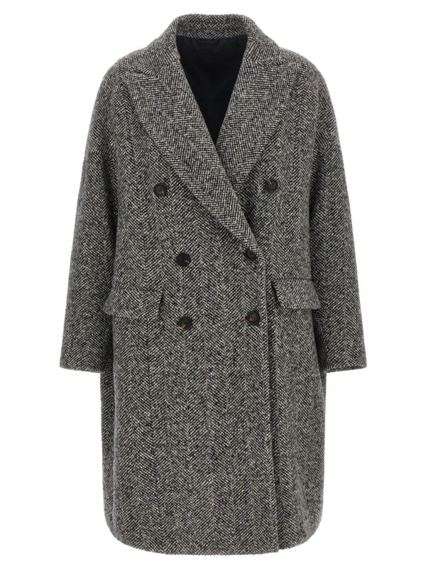 Gray Virgin Wool Coat