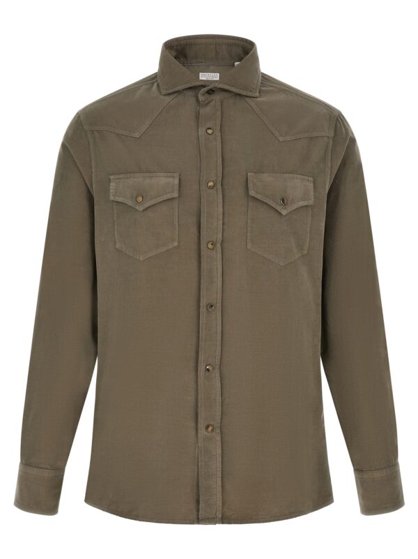 Bicolor Cotton Blouse