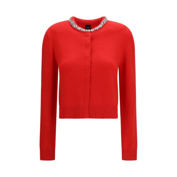 Red Wool Oves Aries Cardigan