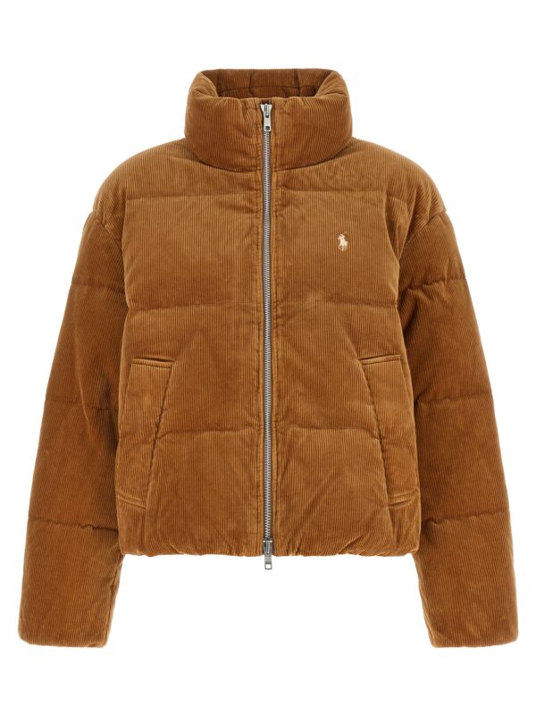 Brown Cotton Full-Length Jacket
