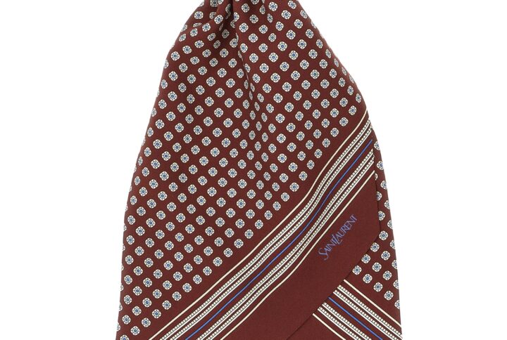 Bordeaux Silk Foulard | Jag Couture London – New York