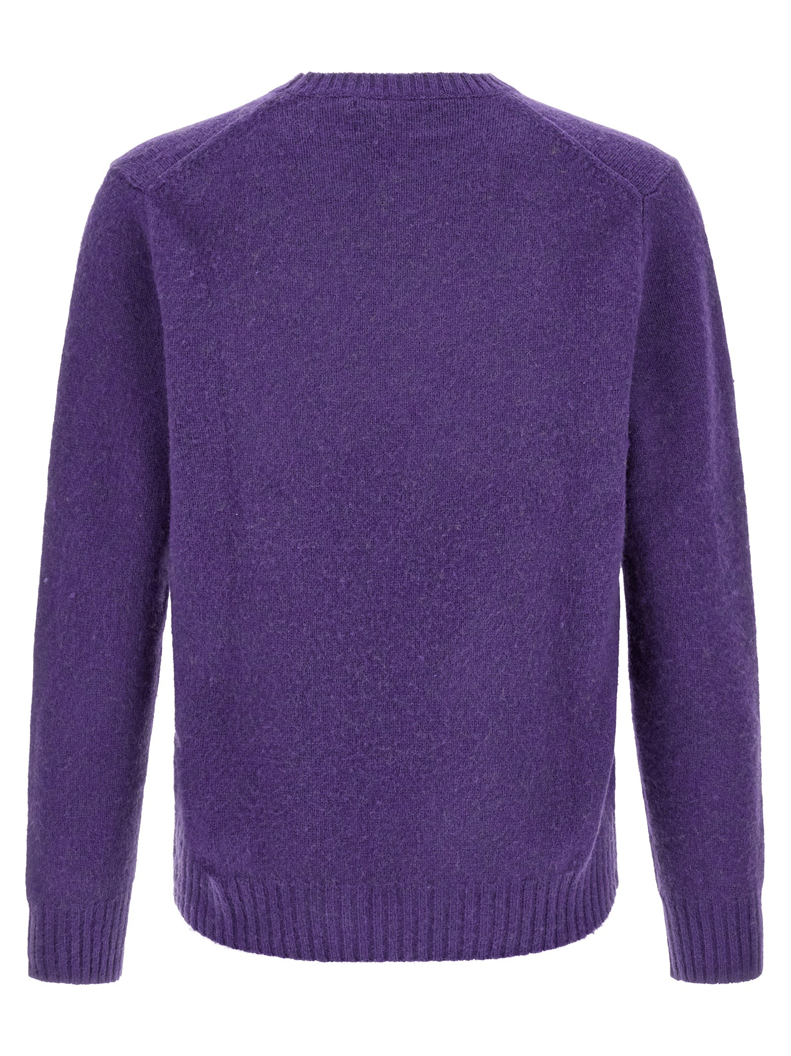 Purple Wool Cardigan