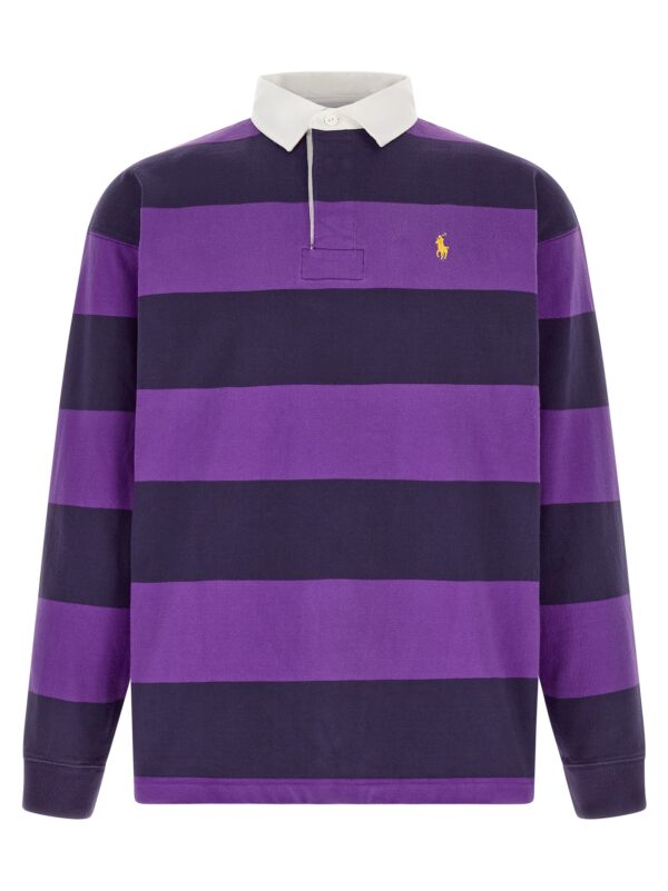 Purple Cotton Polo Shirt