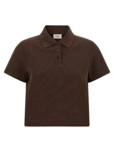 Brown Cotton Polo Shirt