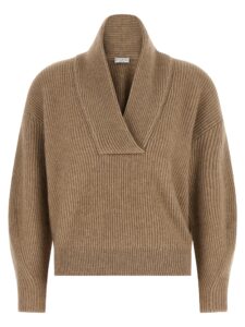 Beige Cashmere Cardigan