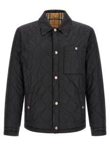 Black Polyamide Full-Length Jacket