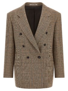 Brown Polyester Blazer