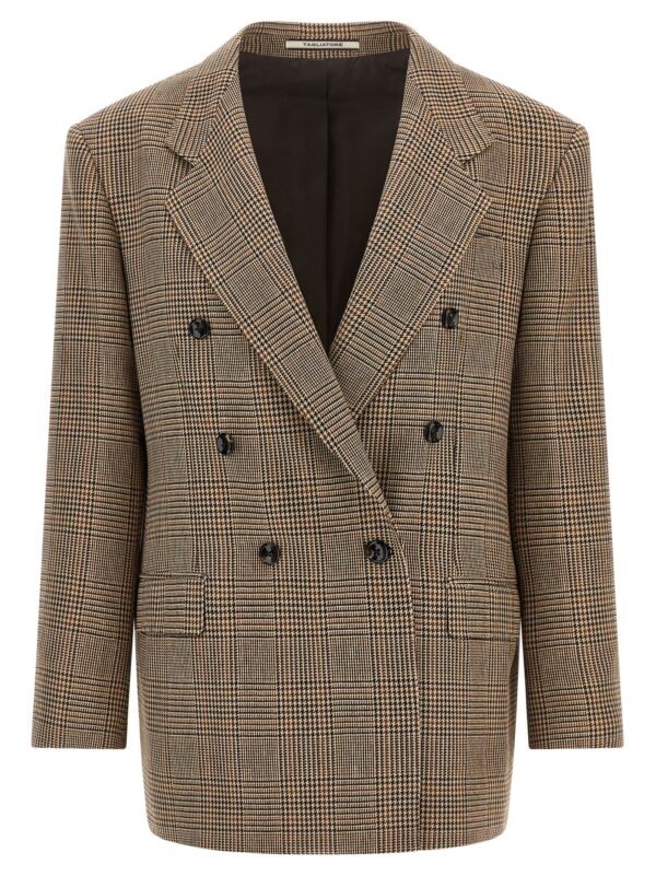 Brown Polyester Blazer