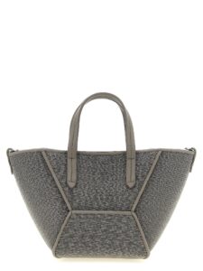 Gray Calfskin Handbag