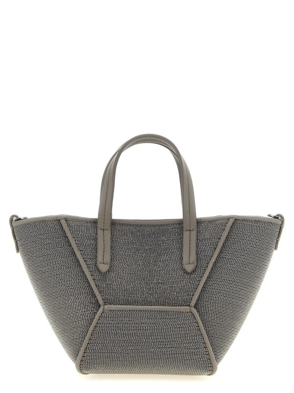 Gray Calfskin Handbag