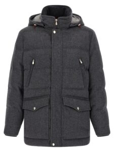 Gray Wool Parka