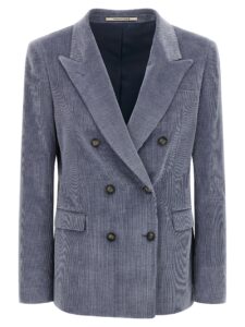 Blue Cotton Blazer