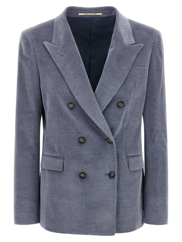 Blue Cotton Blazer