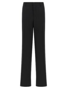 Black Polyester Dress Pants