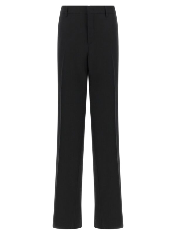 Black Polyester Dress Pants