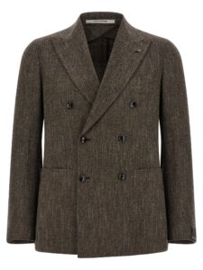 Brown Virgin Wool Blazer