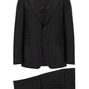 Gray Virgin Wool Two-Piece Suit