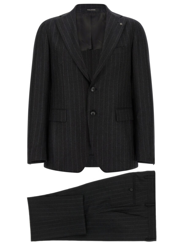 Gray Virgin Wool Two-Piece Suit