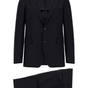 Blue Virgin Wool Two-Piece Suit | Jag Couture London – New York