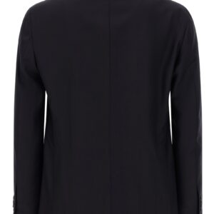 Blue Virgin Wool Two Piece Suit