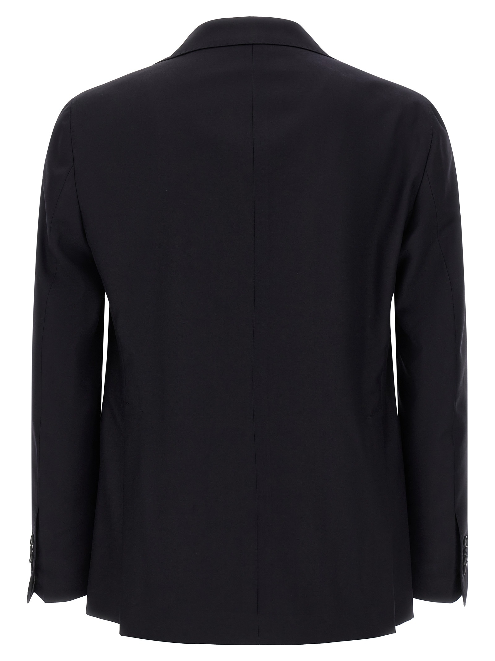 Blue Virgin Wool Two Piece Suit