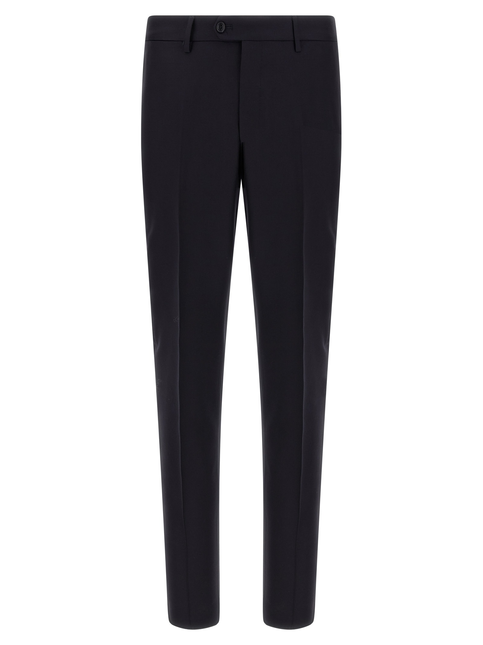 Blue Virgin Wool Two Piece Suit