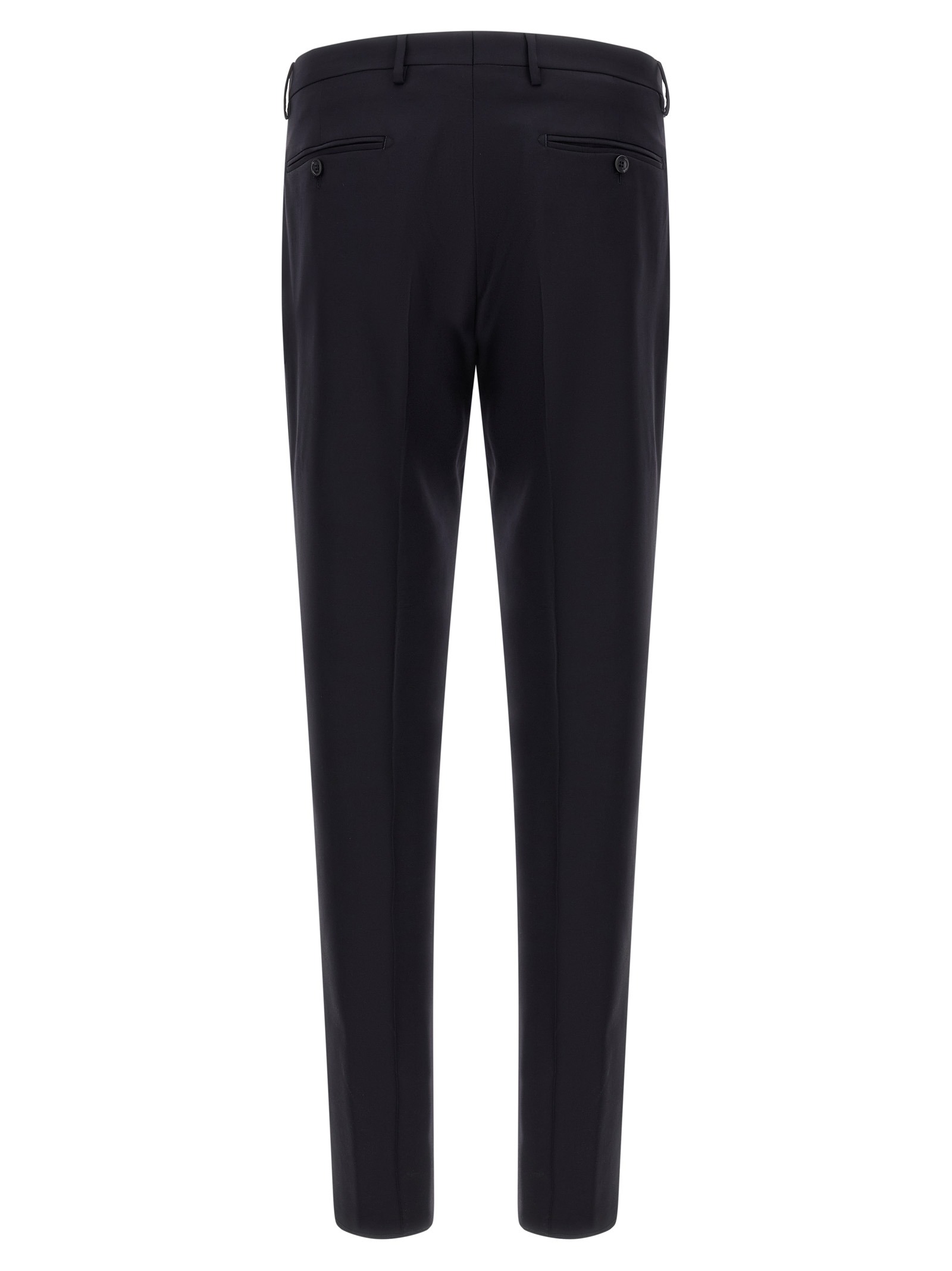 Blue Virgin Wool Two Piece Suit