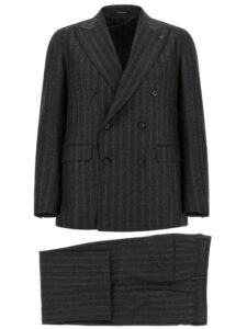 Gray Virgin Wool Two-Piece Suit