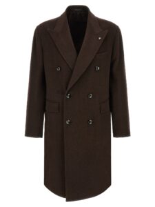 Brown Virgin Wool Coat