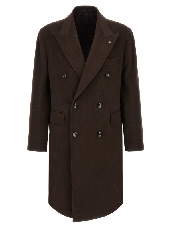 Brown Virgin Wool Coat