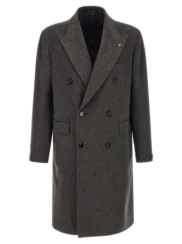 Gray Virgin Wool Coat