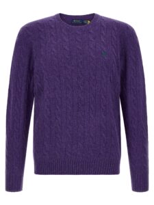 Purple Wool Cardigan