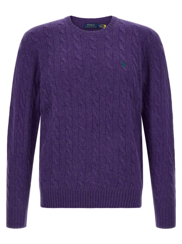 Purple Wool Cardigan