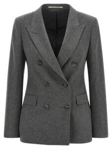 Gray Cashmere Blazer