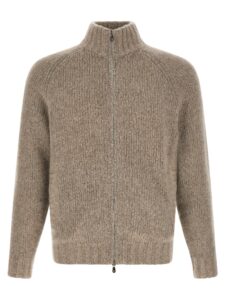 Beige Cashmere Cardigan