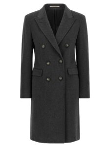 Gray Virgin Wool Coat