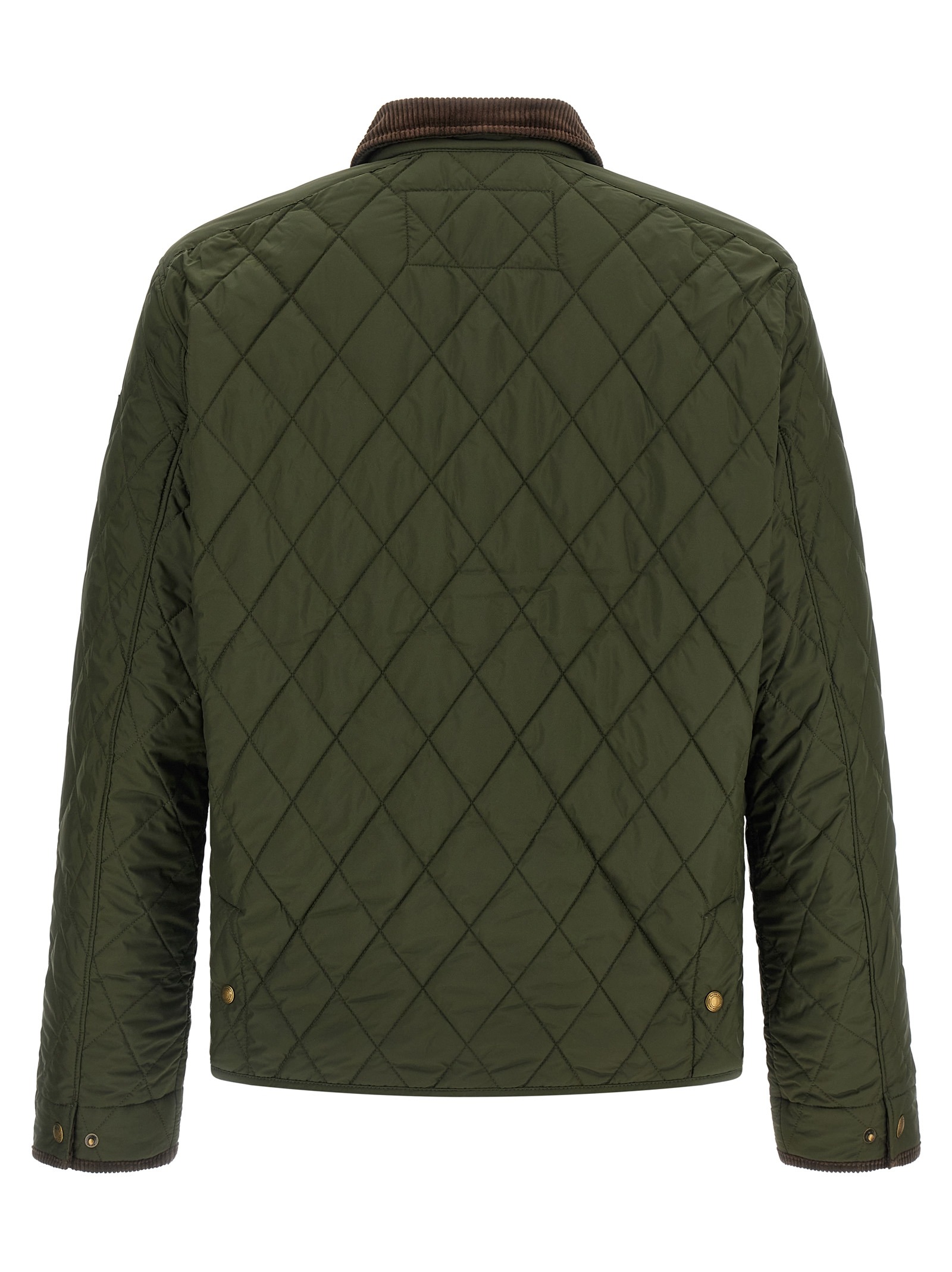 Bicolor Polyester Full Length Jacket