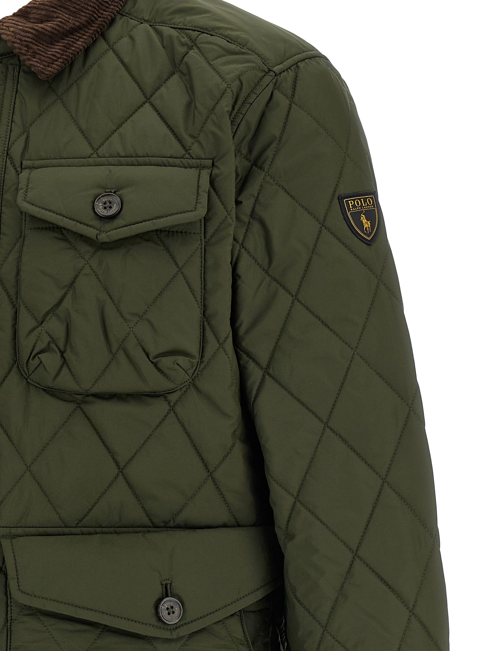 Bicolor Polyester Full Length Jacket