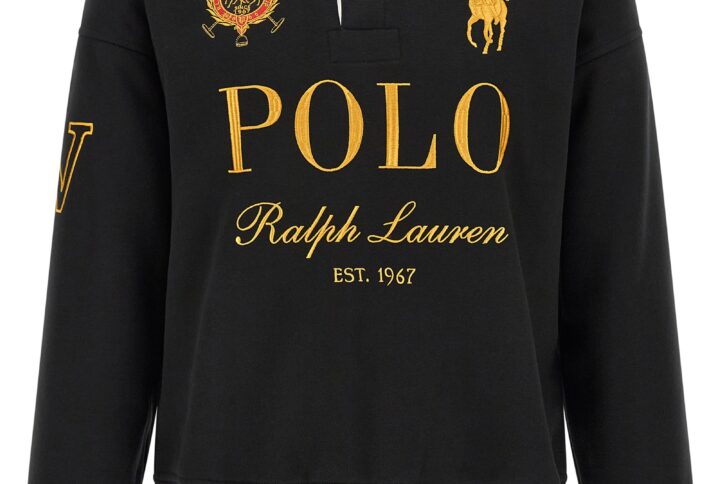 Black Cotton Polo Shirt | Jag Couture London – New York
