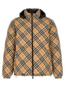 Beige Polyester Shell Jacket
