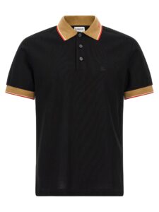 Black Cotton Polo Shirt