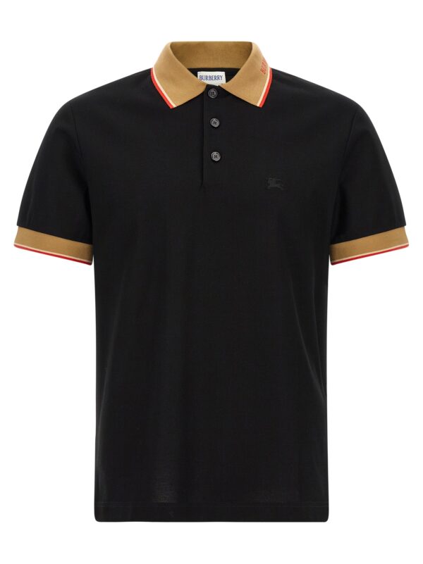 Black Cotton Polo Shirt