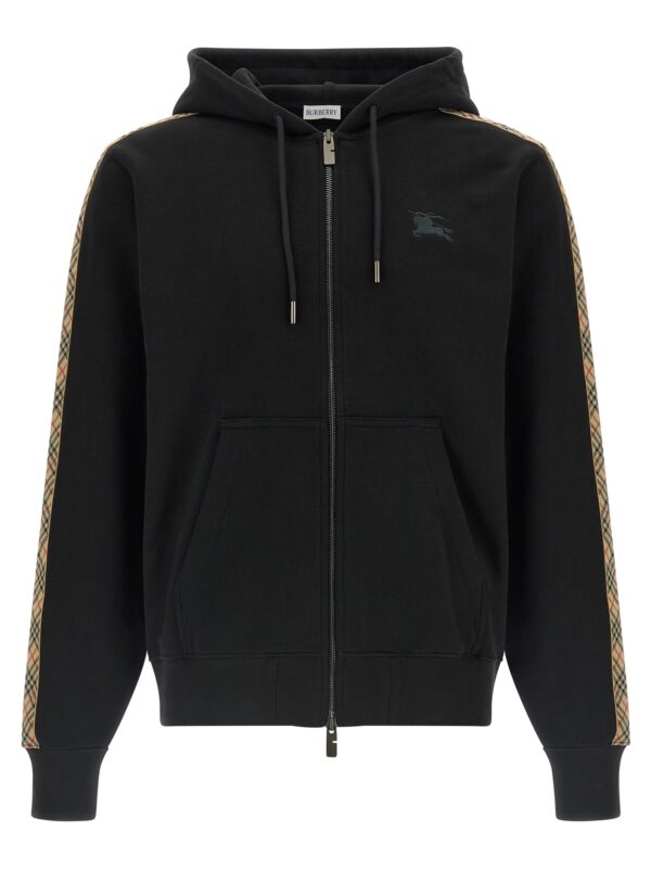 Black Cotton Sweatshirt