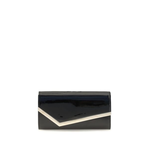 Black Calf Leather Bos Taurus Clutch Bag